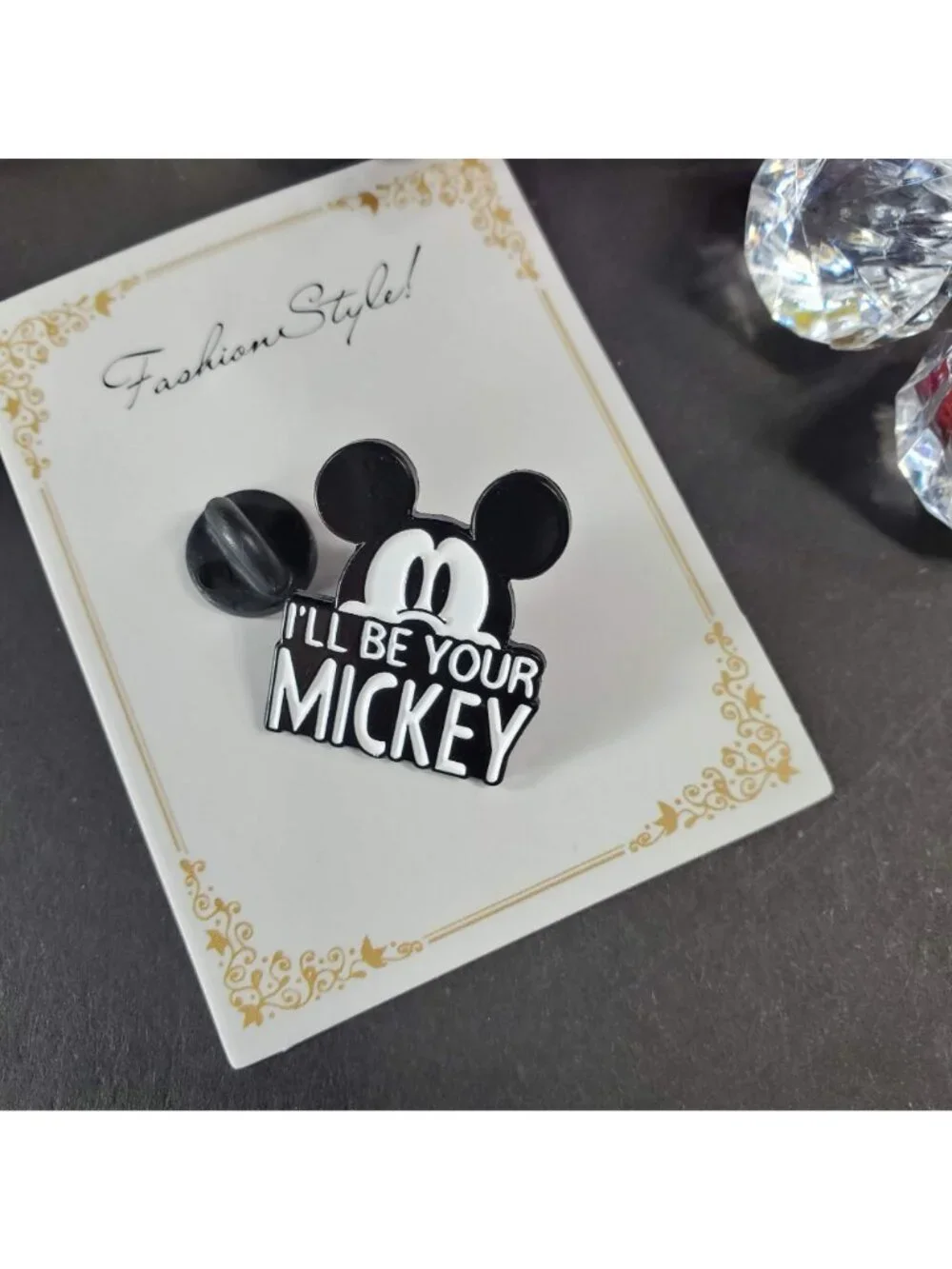 Mickey Mouse Lapel Pin Be Your Brooch Badge Accessories Jewelry Gift Pin